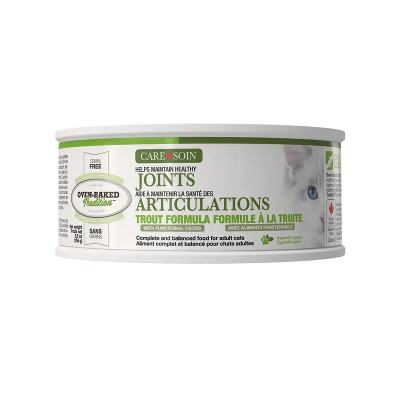 Oven Baked - Chat - Conserve - Soins - Articulations - Pâté de Truite - 5.5oz