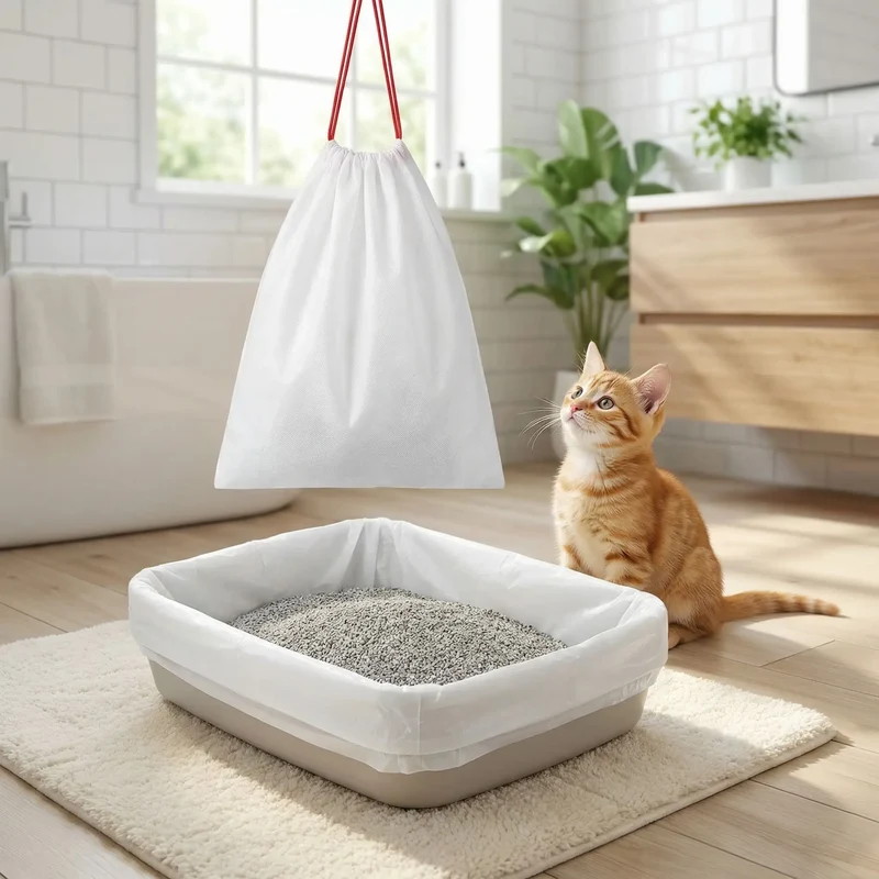 Sac à litière pour chat jetable | Sacchetto™