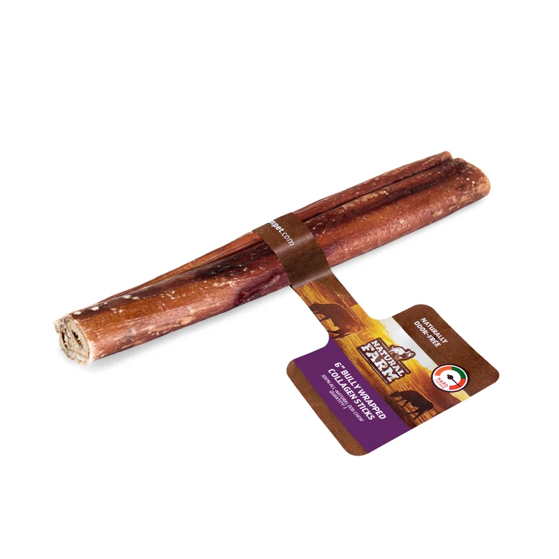Bâton de Collagène Enrobé de Bully Stick