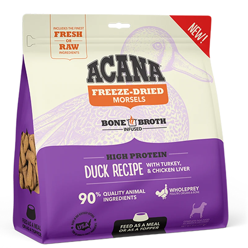 ACANA Freeze-Dried Dog Food - Duck Recipe - Morsels (227g)