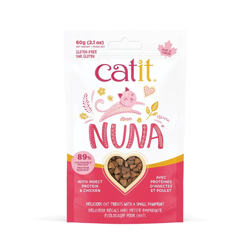 Catit Nuna Cat Treat - Insect Protien & Chicken (60g)