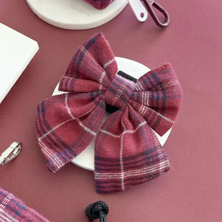 nœud papillon pour chien tartan – style marin & charme d’automne