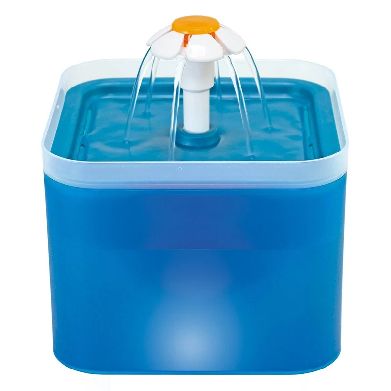 Fuente de agua con luz led