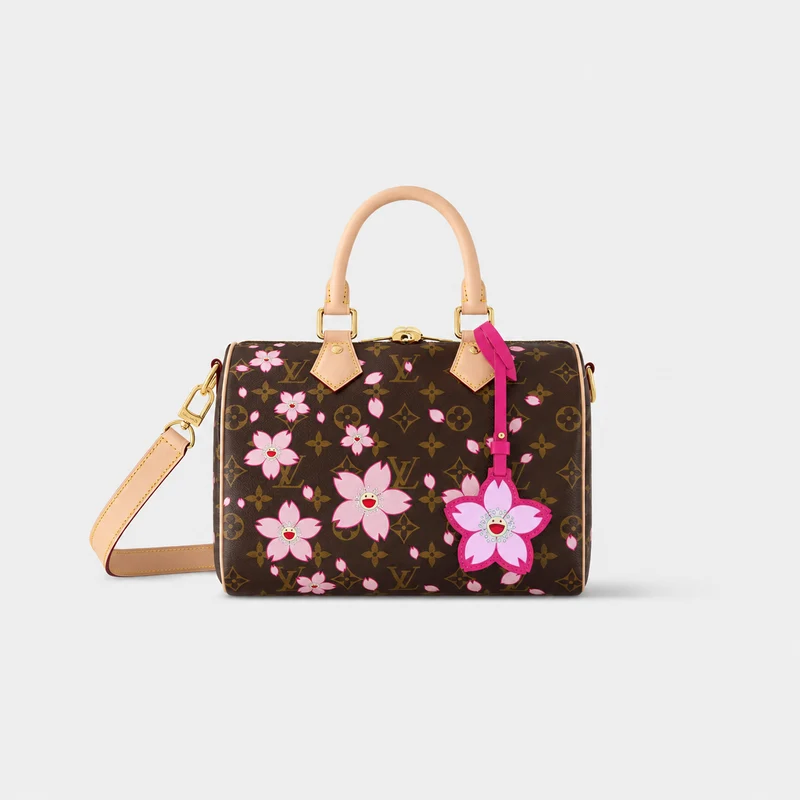 Sac LV x TM Cherry Speedy 25