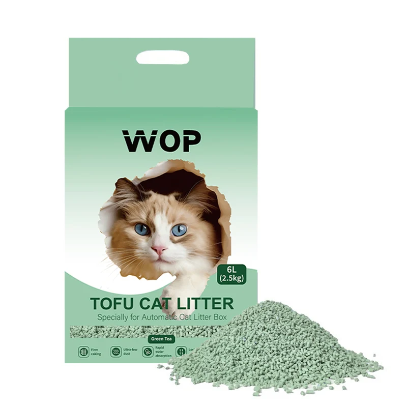 Litière pour chat TOFU Thé vert