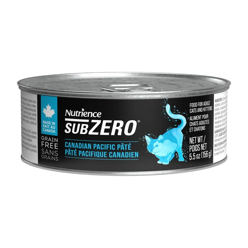 Conserve pour chat Nutrience SubZero - Pâté formule saumon du pacifique 156g