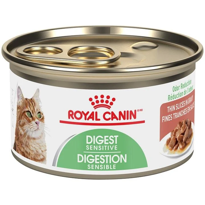 Conserve pour chat Royal Canin - Fines tranches en sauce Digestion sensible