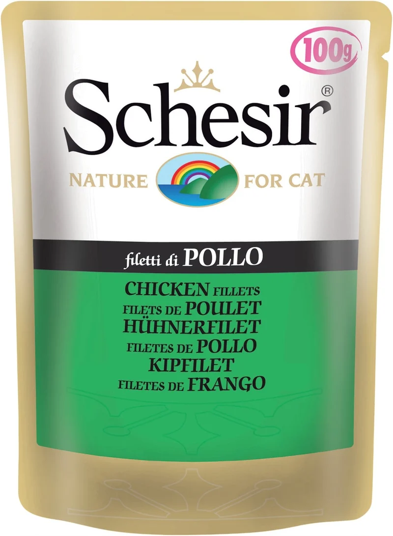 Sachet pour chat Schesir - Filet de poulet en gelée