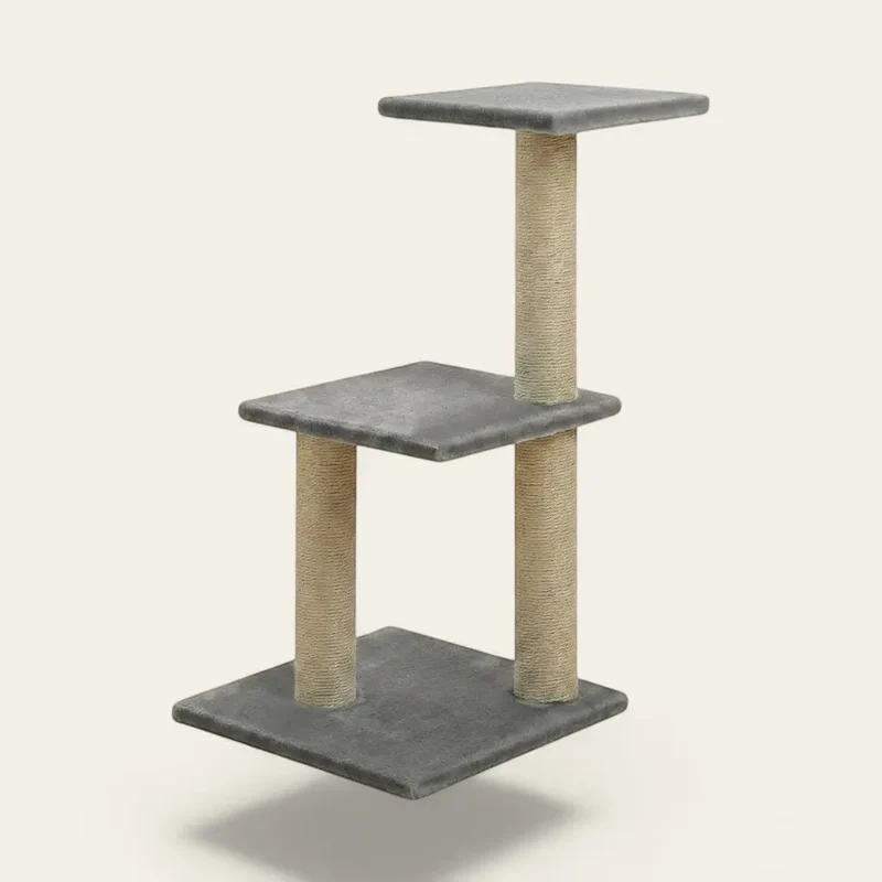 Arbre à chat d’angle – Compact et malin pour petits espaces