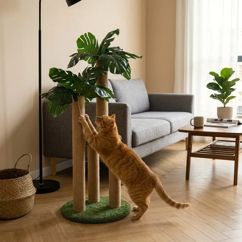 Arbre à chat griffoir palmier – Ambiance tropicale, sieste garantie