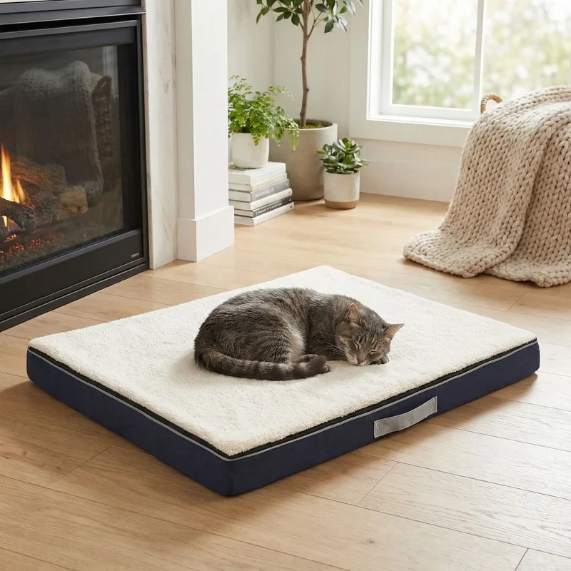 Lit orthopédique pour chat - Mousse alvéolée