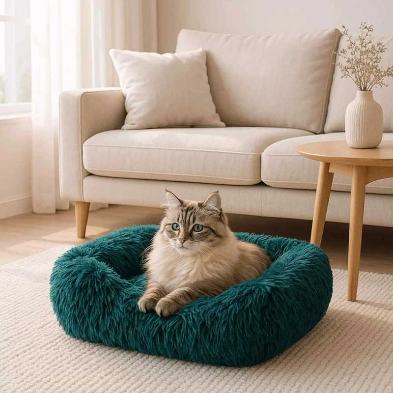 panier pour chat apaisant