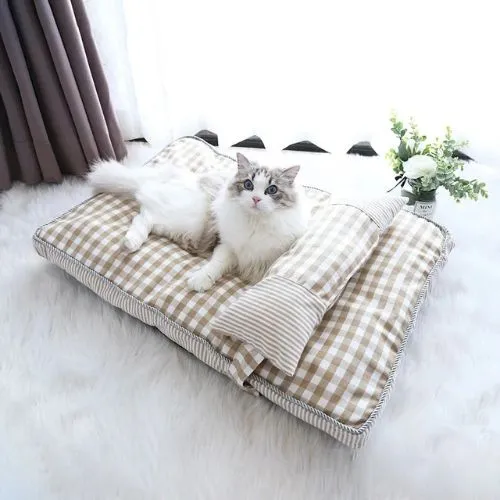 lit pour chat vichy