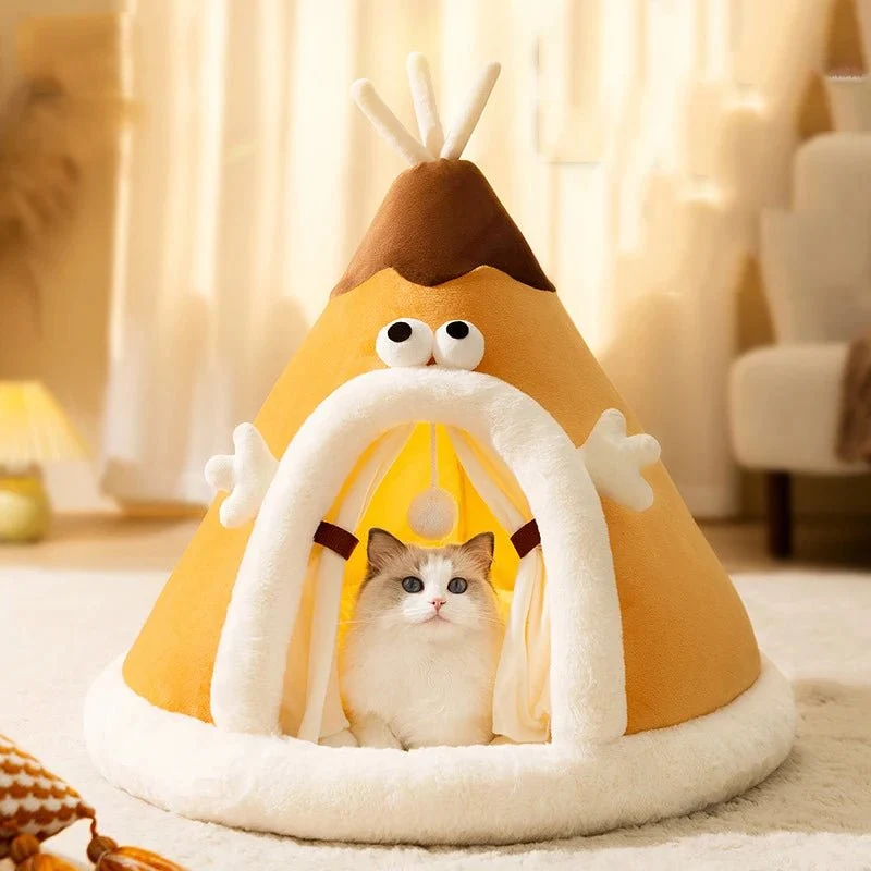 cabane à chat tipi