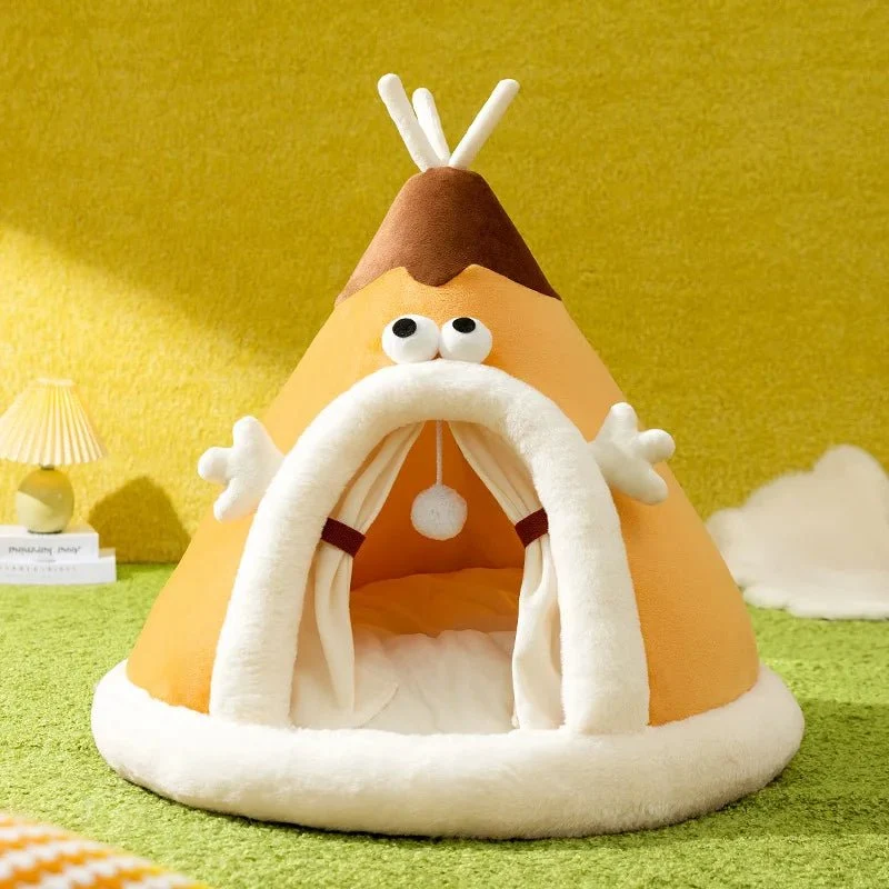 cabane à chat tipi