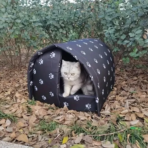cabane chat extérieur imperméable et chaude