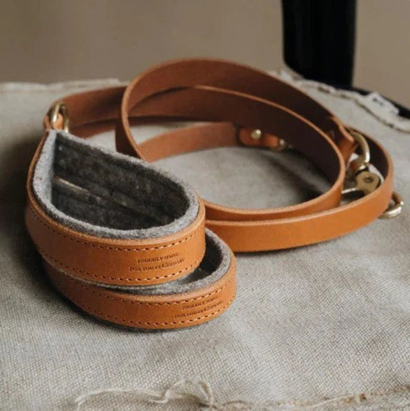 Laisse courte pour chien en cuir - HITCH