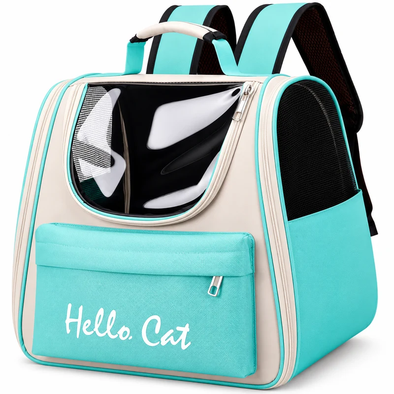 Sac à dos de transport respirant pour chat