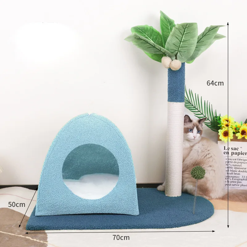 Kokosnussbaum-Kratzbaum - Cat Beach
