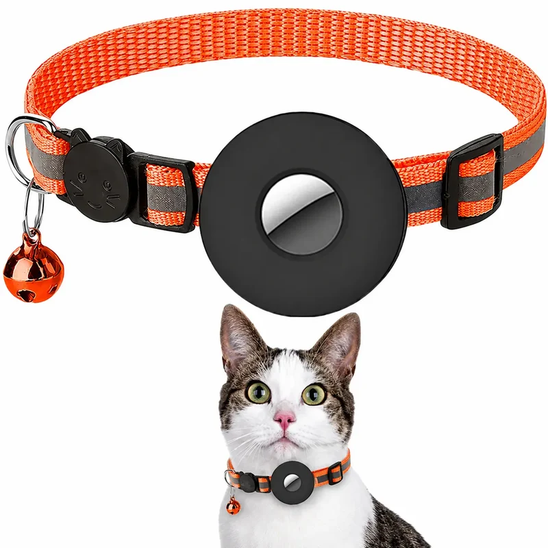 Collier support de repérage GPS pour chat