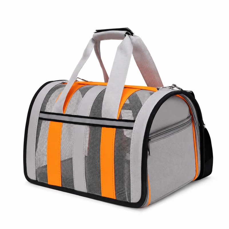 Sac à dos de transport pliable en tissu oxford pour chat