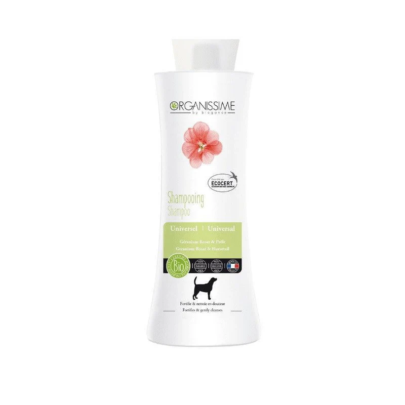 Shampoing pour chien bio Organissime label Ecocert