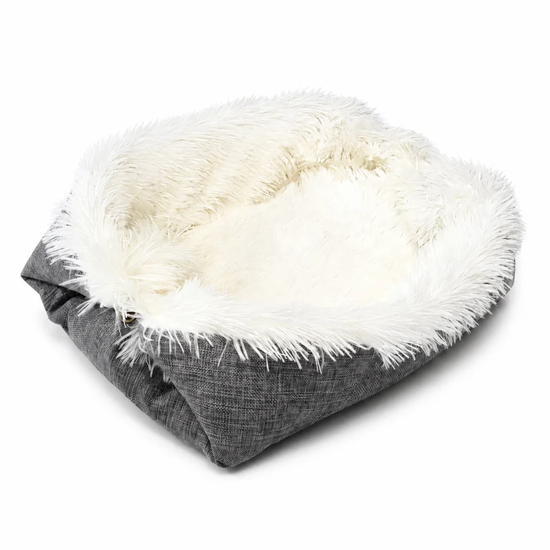 Tapis lit pour chat en velours