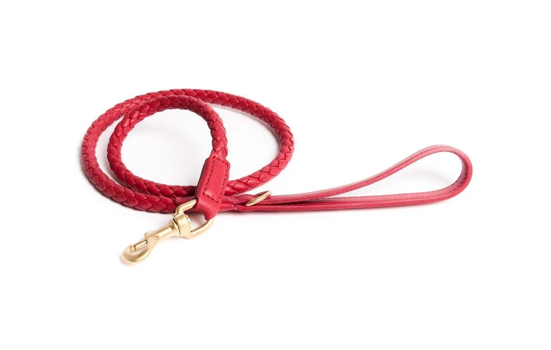 Laisse pour chien en cuir nappa - FERDINANDO