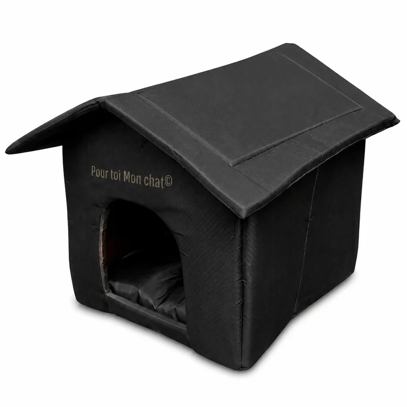 MAISON ÉTANCHE POUR CHAT D’EXTÉRIEUR - CABANE4CAT™