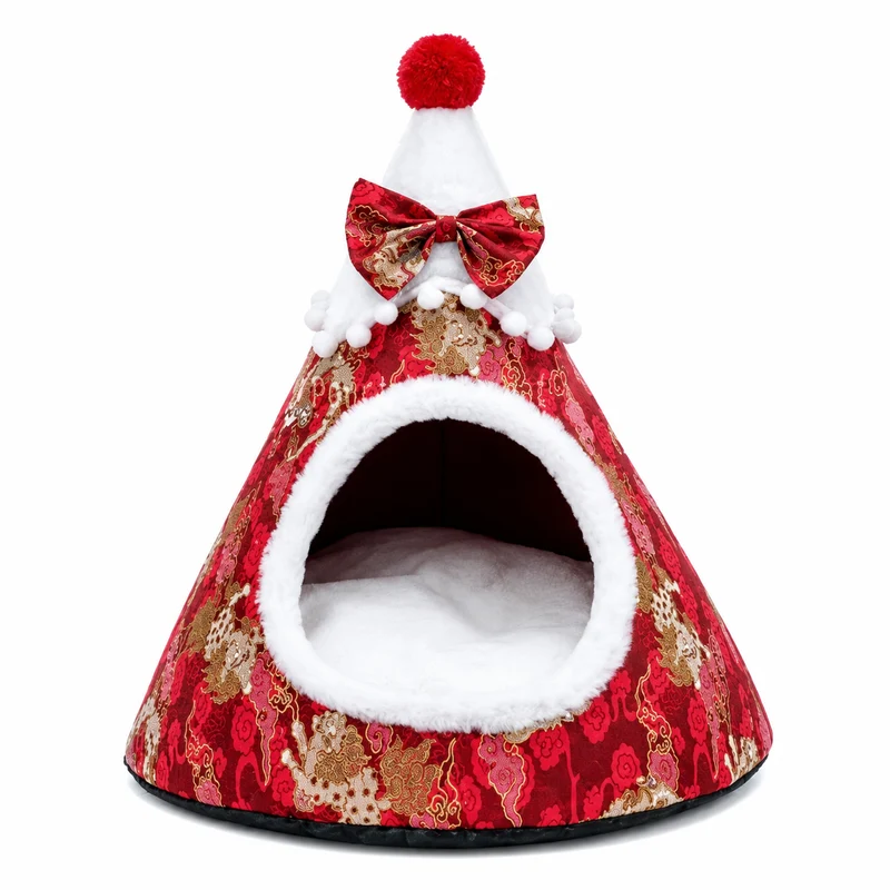 Noël Sapin de Noël Or et Argent - Pour Chat - SapinVelours™
