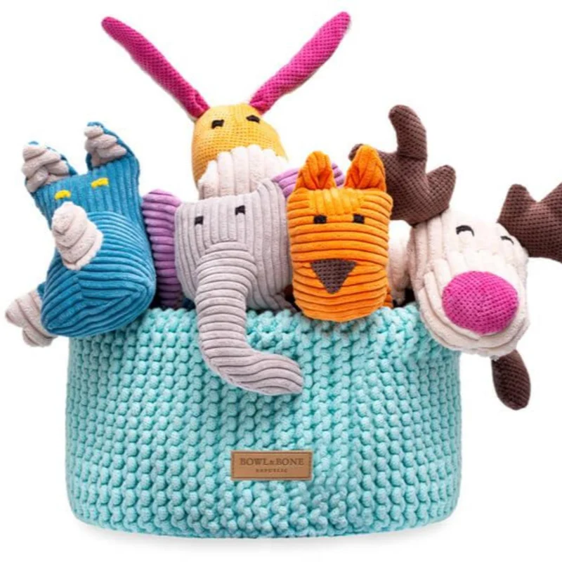 Grand panier de rangement pour doudou pour chien - DOUBLE