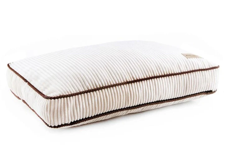 Coussin pour chien en velours côtelé - Modèle DECO