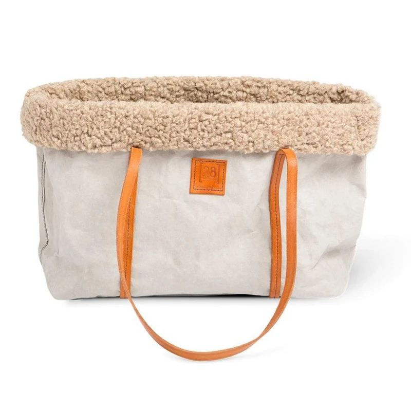 Sac de transport pour petit chien en fibre naturelle – Modèle ANNIE