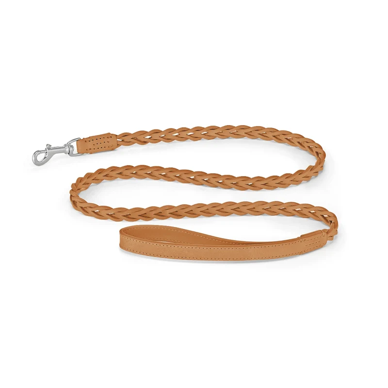 Laisse en cuir pour petit chien - Modèle BERGAMO CITY