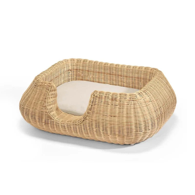 Panier pour chien en rotin - MIO