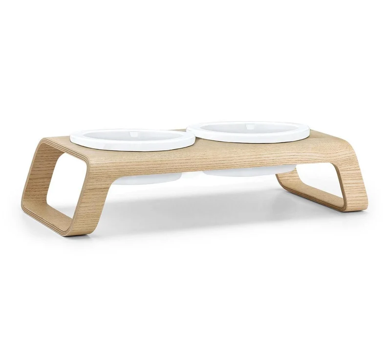 Gamelle pour chien surélevée - DESCO BOIS