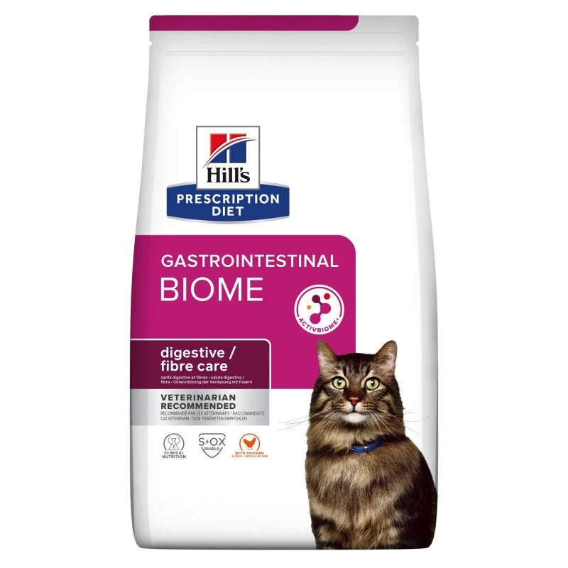 Hill's Prescription Diet Gastrointestinal Biome au poulet - croquettes chat