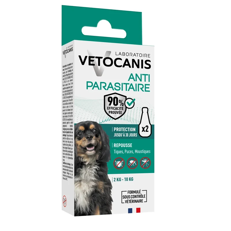VETOCANIS 20%M Solution répulsive pour spot-on pour chiens