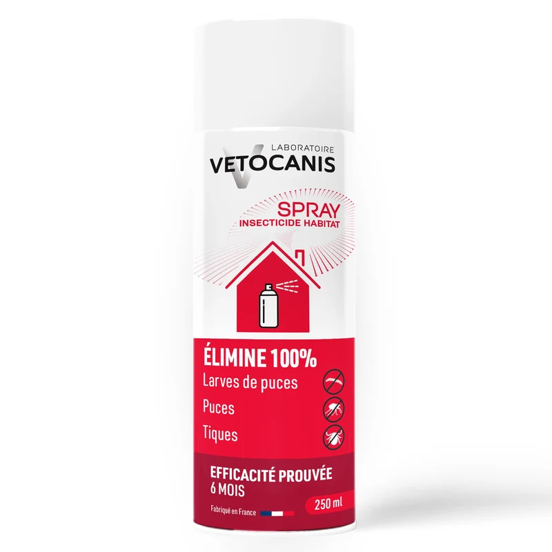 Spray Anti-Puces, Anti-Tiques pour Maison