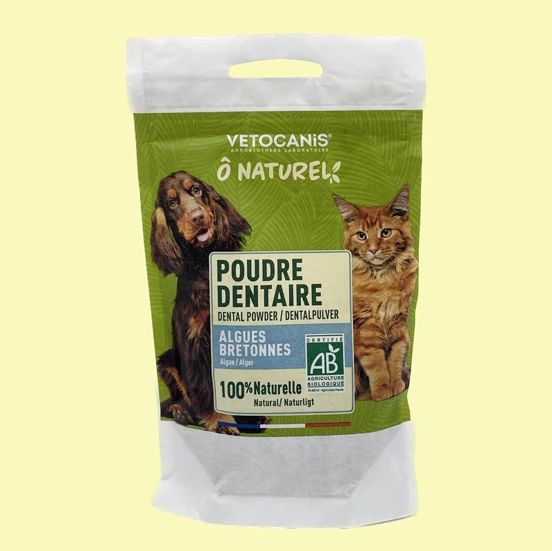 Poudre Dentaire Naturelle pour Chien et Chat