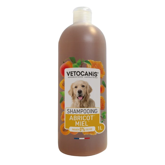 Shampoing pour Chien Abricot & Miel 1L