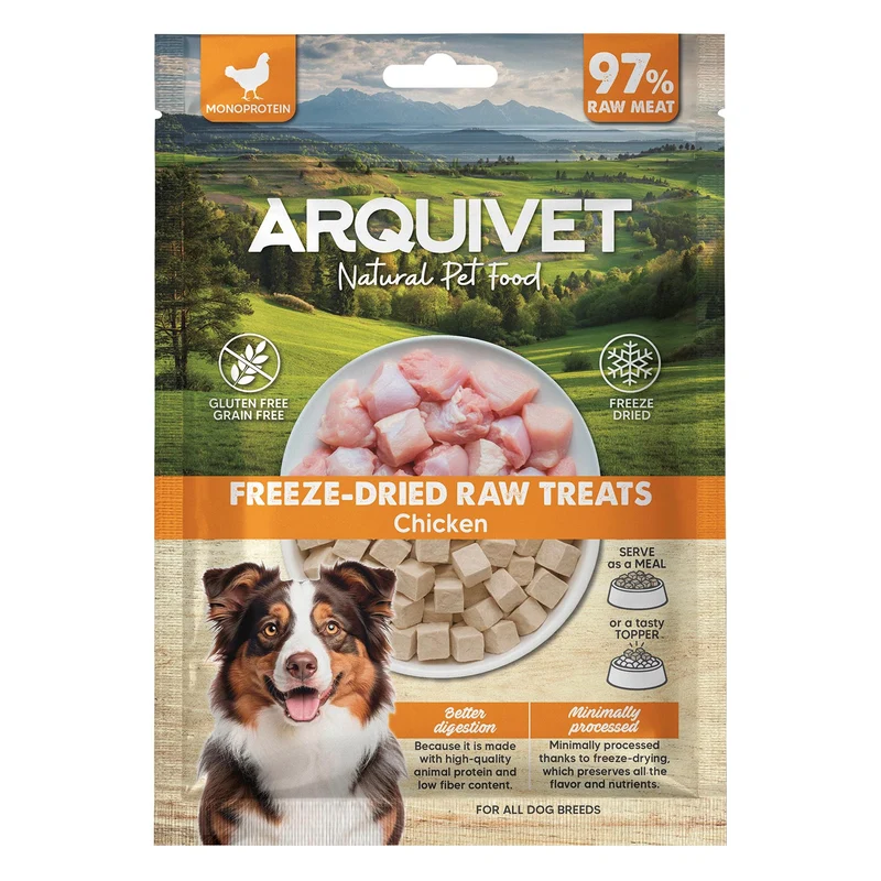 Freeze-Dried Raw Treats - Dados de Pollo