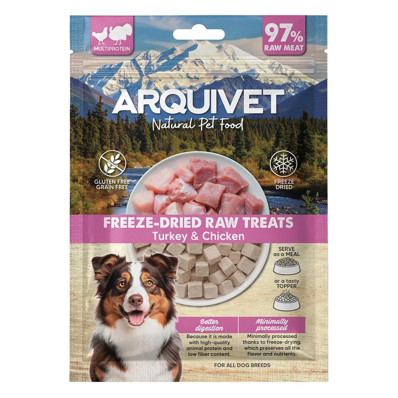 Freeze-Dried Raw Treats - Dados de Pavo y Pollo