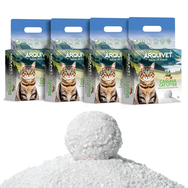 Cassava Cat Litter - Arena aglomerante para gatos