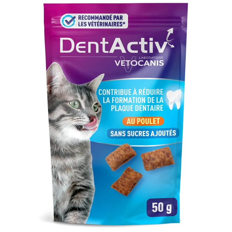 DentActiv Action Friandises Dentaires pour Chat