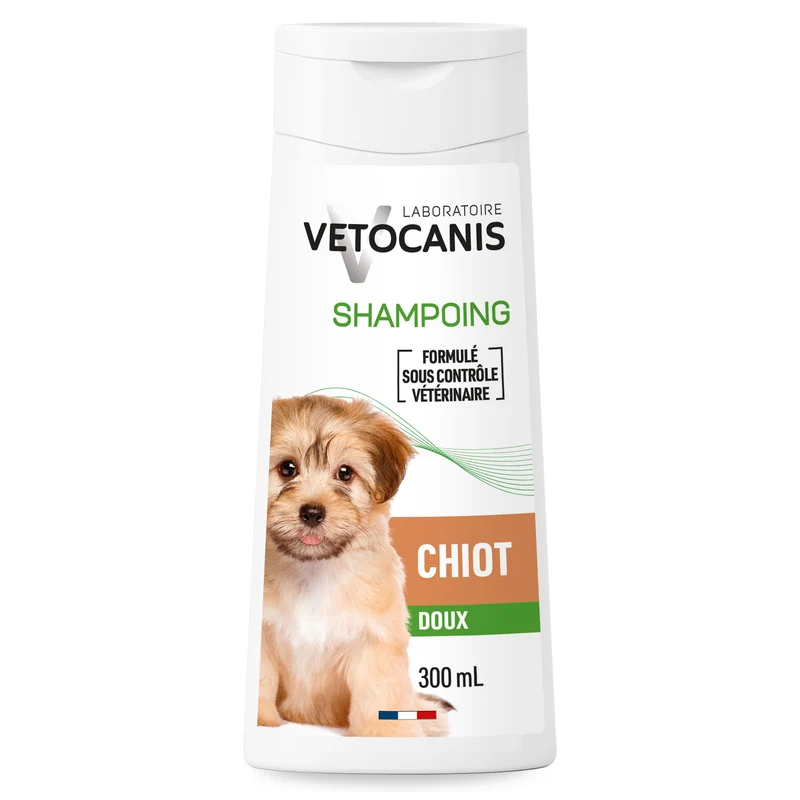 Shampoing pour Chiot, Extrait Amande Douce. 300ml