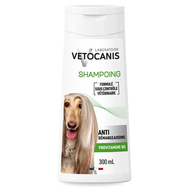 Shampoing Professionnel Anti-Démangeaisons pour Chien. 300ml