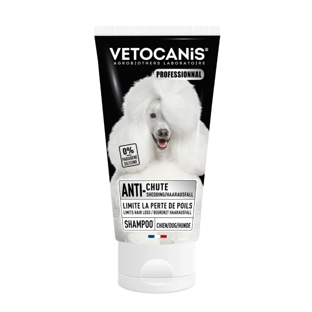 Shampoing Professionnel Anti-Chute Poils pour Chien. 300ml