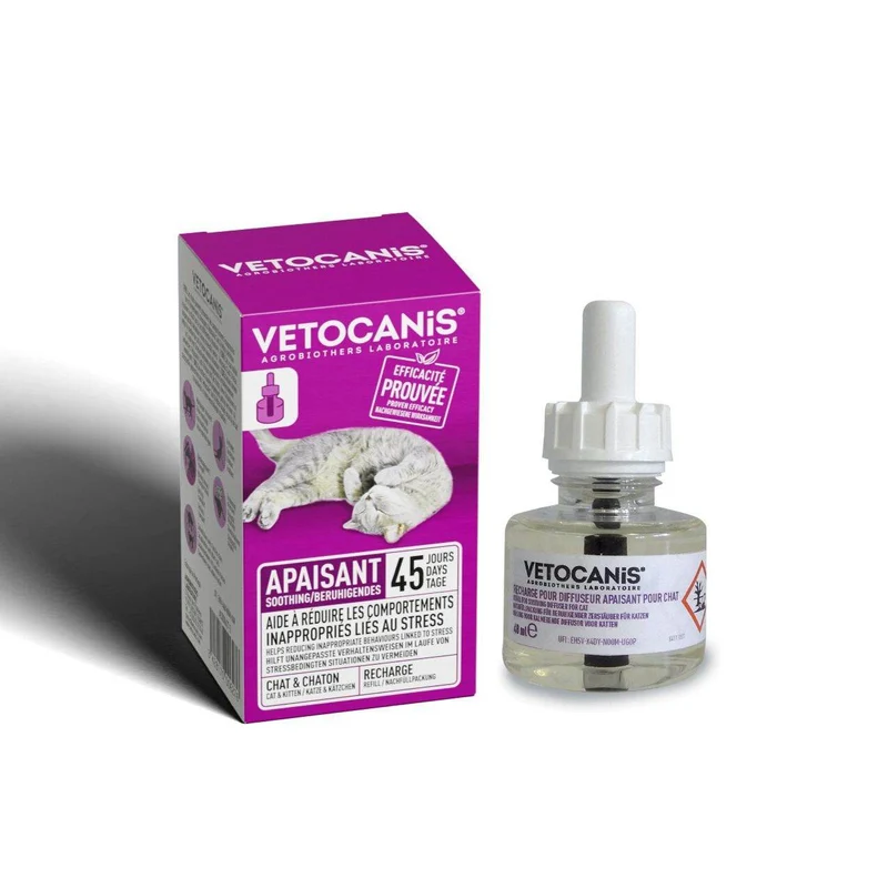 Recharge 48ml (45 jours) pour Diffuseur Apaisant Chat