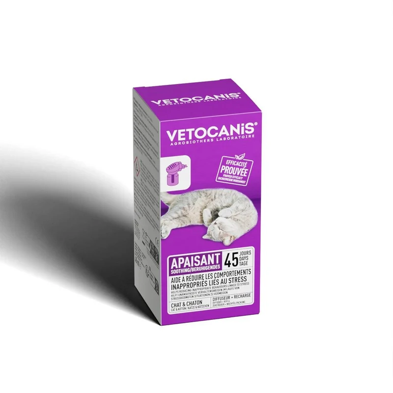 Diffuseur Apaisant Chat + Recharge 48ml (45 jours)